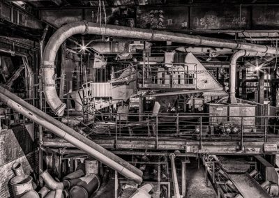 Komplexität der Technik auf der Zeche Zollverein